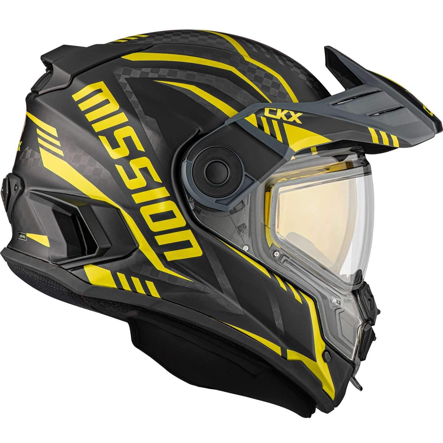 Casque intégral à double écran CKX Mission Carbon Code